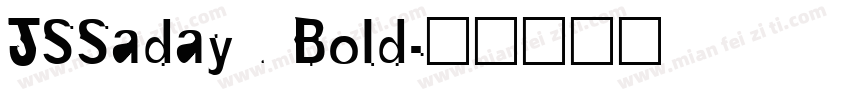 JSSadayu Bold字体转换